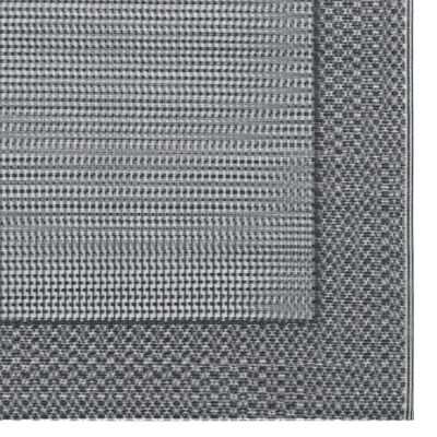 vidaXL Vanjski tepih sivi 120 x 180 cm PP