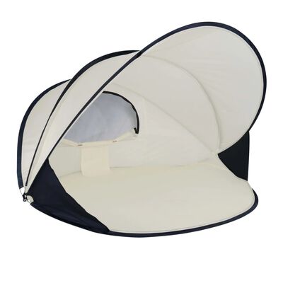 DERYAN prigodni Luxe šator za plažu XXL 155 x 133 x 95 cm krem