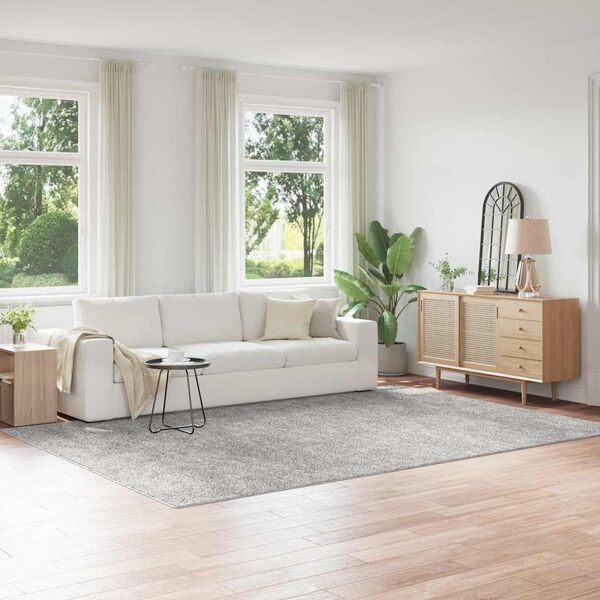 vidaXL Protuklizni Shaggy Tepih Siva 240 x 340 cm PP