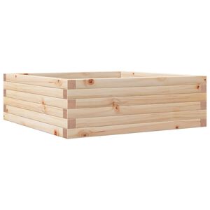 vidaXL Vrtna sadilica 70x70x23 cm od masivne borovine