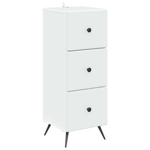 vidaXL Ormar s ladicama Bijela 33 x 34,5 x 90 cm Konstruirano drvo
