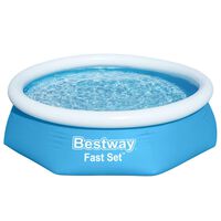 Bestway bazen na napuhavanje Fast Set okrugli 244 x 66 cm 57265