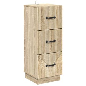 vidaXL Ormar s ladicama 33 x 34,5 x 87 cm Konstruirano drvo