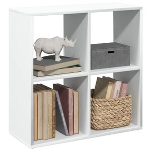 vidaXL Pregrada za sobe, bijela, 69,5 x 29 x 69,5 cm, od inženjerskog drva