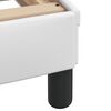 vidaXL Okvir kreveta Viana s LED-om bez madraca bijeli 140x190 cm