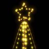 vidaXL LED božićno drvce 615 LED toplo bijelo 404,5 cm