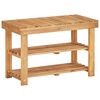 vidaXL Stalak za cipele od masivnog bagremovog drva 70 x 32 x 46 cm