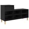 vidaXL Ormar za cipele Crni hrast 102 x 36 x 60 cm Konstruirano drvo