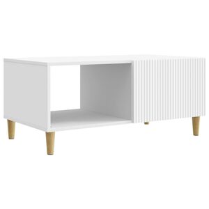 vidaXL Kava Stol Bijela 90 x 50 x 40 cm Konstruirano drvo