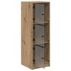 vidaXL Highboard Umjetnički hrast 35 x 37 x 109 cm Konstruirano drvo