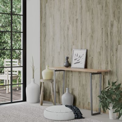 vidaXL Zidne ploče s izgledom drva sive od PVC-a 2,06 m²