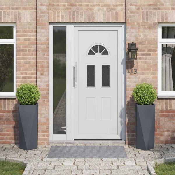 vidaXL Sadilica 2 pcs Antracit 30 x 30 x 75 cm Čelik