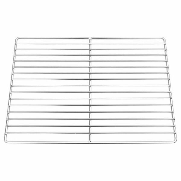 vidaXL Rešetka za roštilj Srebrno 40 x 30 cm Nehrđajući čelik