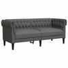 vidaXL 2-dijelni set sofa tamnosivi od tkanine