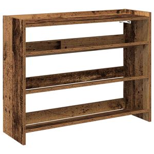 vidaXL Stalak za cipele boja staro drvo 80x25x62 cm konstruirano drvo