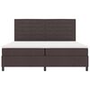 vidaXL Krevet s opruga kutije Tamno smeđa 200 x 200 cm tkanina