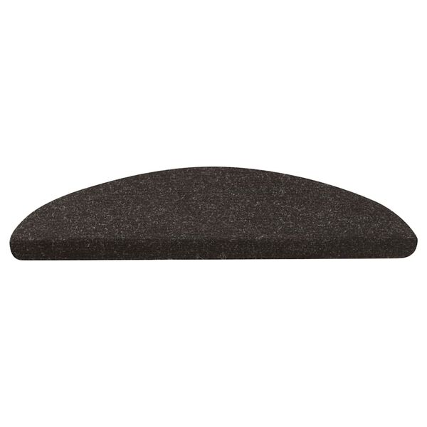 vidaXL Samoljepljivi otirači za stepenice 10 kom crni 56 x 17 x 3 cm