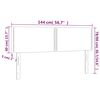vidaXL Uzglavlja 2 kom tamnosiva 72 x 5 x 78/88 cm od tkanine