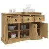 vidaXL Komoda Corona 115 x 43 x 79,5 cm masivna borovina meksički stil