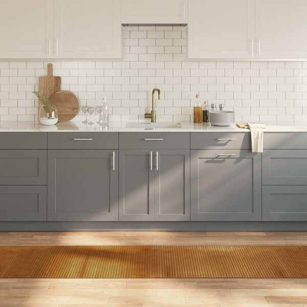 vidaXL Tepih pravokutni smeđi 60 x 500 cm od bambusa