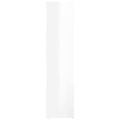 vidaXL Ormarić za knjige / sobna pregrada sjajni bijeli 105x24x102 cm