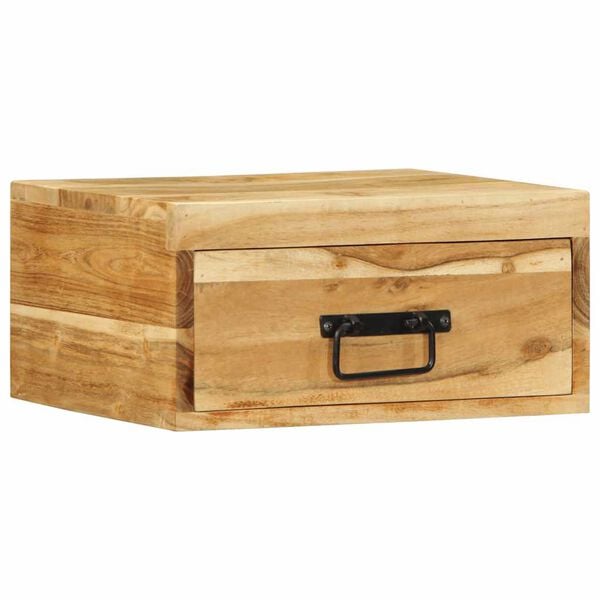 vidaXL Zidni noćni ormarići 2 kom Puno drvo bagrem