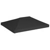 vidaXL Pokrov za sjenicu 270 g/m&sup2; 4 x 3 m crni
