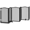 vidaXL Vrata za pse s vrata&scaron;cima 15 panela sklopiva 750 cm drvo topole