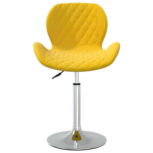 vidaXL Barski stolac boja senfa bar&scaron;unasti