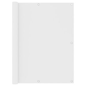 vidaXL Balkonski zastor bijeli 120 x 500 cm od tkanine Oxford