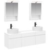 vidaXL Set ormarića za kupaonicu 5 pcs Bijela 50 x 14,5 x 70 cm