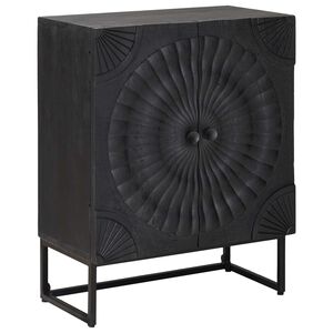 vidaXL Kreveta Crna 55 x 30 x 70 cm