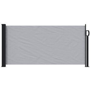 vidaXL Retraktabilna bočna tende Siva 300 x 100 cm Poliester