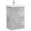 vidaXL Set namje&scaron;taja za kupaonicu Betonska siva 61 x 40 x 84,5 cm