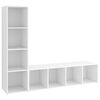 vidaXL TV ormarići 2 kom bijeli 142,5 x 35 x 36,5 cm konstruirano drvo