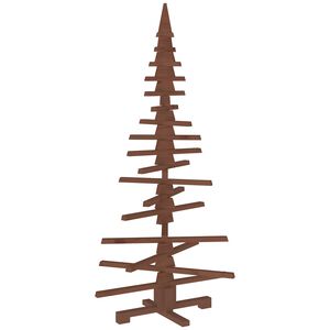 vidaXL Drveno božićno drvce KOTKA 150 cm Masivna borovina