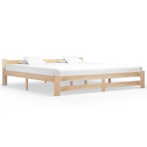 vidaXL Okvir za krevet od masivne borovine 200 x 200 cm