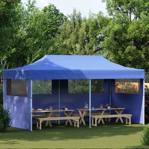 vidaXL Sklopivi Pop-up &scaron;ator za zabave plavi 3 x 6 m