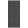 vidaXL Komoda sivi 70x33x76 cm od masivne borovine