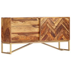 vidaXL Komoda od masivnog drva akacije 118 x 30 x 60 cm