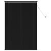 vidaXL Venecijanska roleta Crna 150 x 90 cm 25 mm PVC