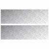 vidaXL Stepenica 2 kom. 100 x 30 cm Srebrno Aluminij Pravokutni