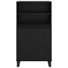 vidaXL Highboard Crna 60 x 36 x 110 cm Konstruirano drvo