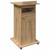 vidaXL Podij Umjetnički hrast Konstruirano drvo 55 x 55 x 107 cm