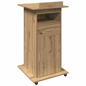 vidaXL Podij Umjetnički hrast Konstruirano drvo 55 x 55 x 107 cm