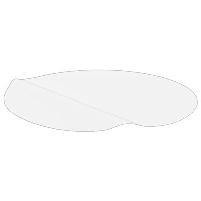 vidaXL Zaštita za stol mat Ø 90 cm 2 mm PVC