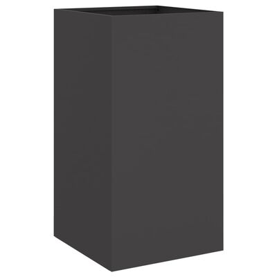 vidaXL Sadilica crna 42 x 38 x 75 cm od hladno valjanog čelika