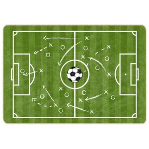 vidaXL Dječji tepih nogometni teren zeleni 160x230cm periv protuklizni
