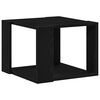vidaXL Kava Stol Crni hrast 40 x 40 x 30 cm Konstruirano drvo
