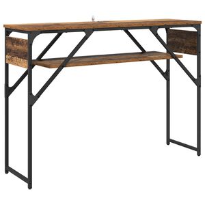 vidaXL Konzolnistol Staro drvo Konstruirano drvo 105x30x75cm